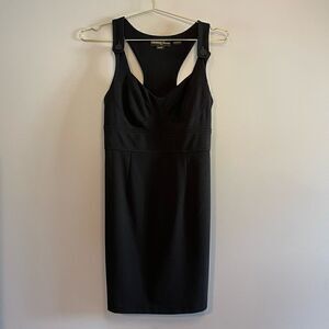 VTG Guess Jeans Stretch Black Racerback Sleeveless Bustier Dress | SZ 7